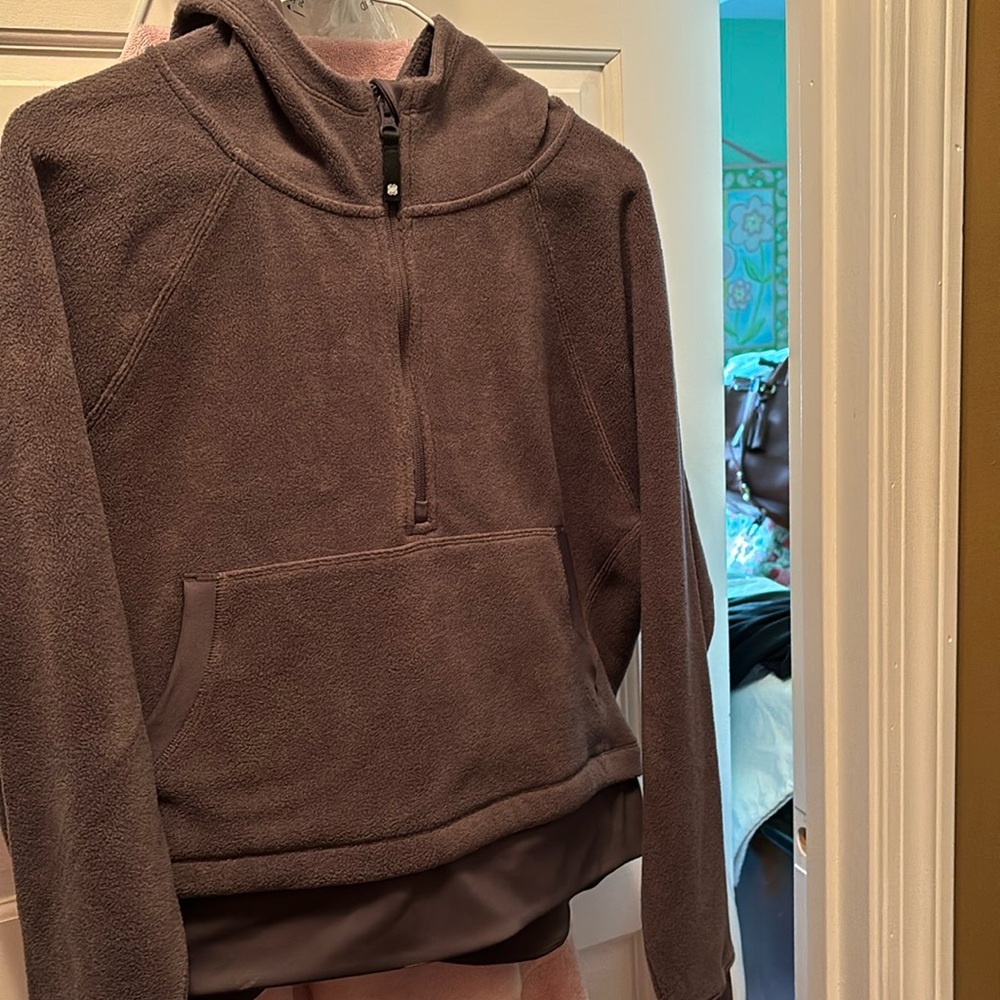 FLX half-zip hooded fleece, size L